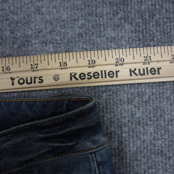 G Raw Jeans Mens 38 Blue Medium Wash Distressed Straight - Picture 8 of 13